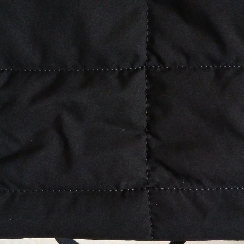 GAP Black Quilted Tote Bag with Shoulder Strap